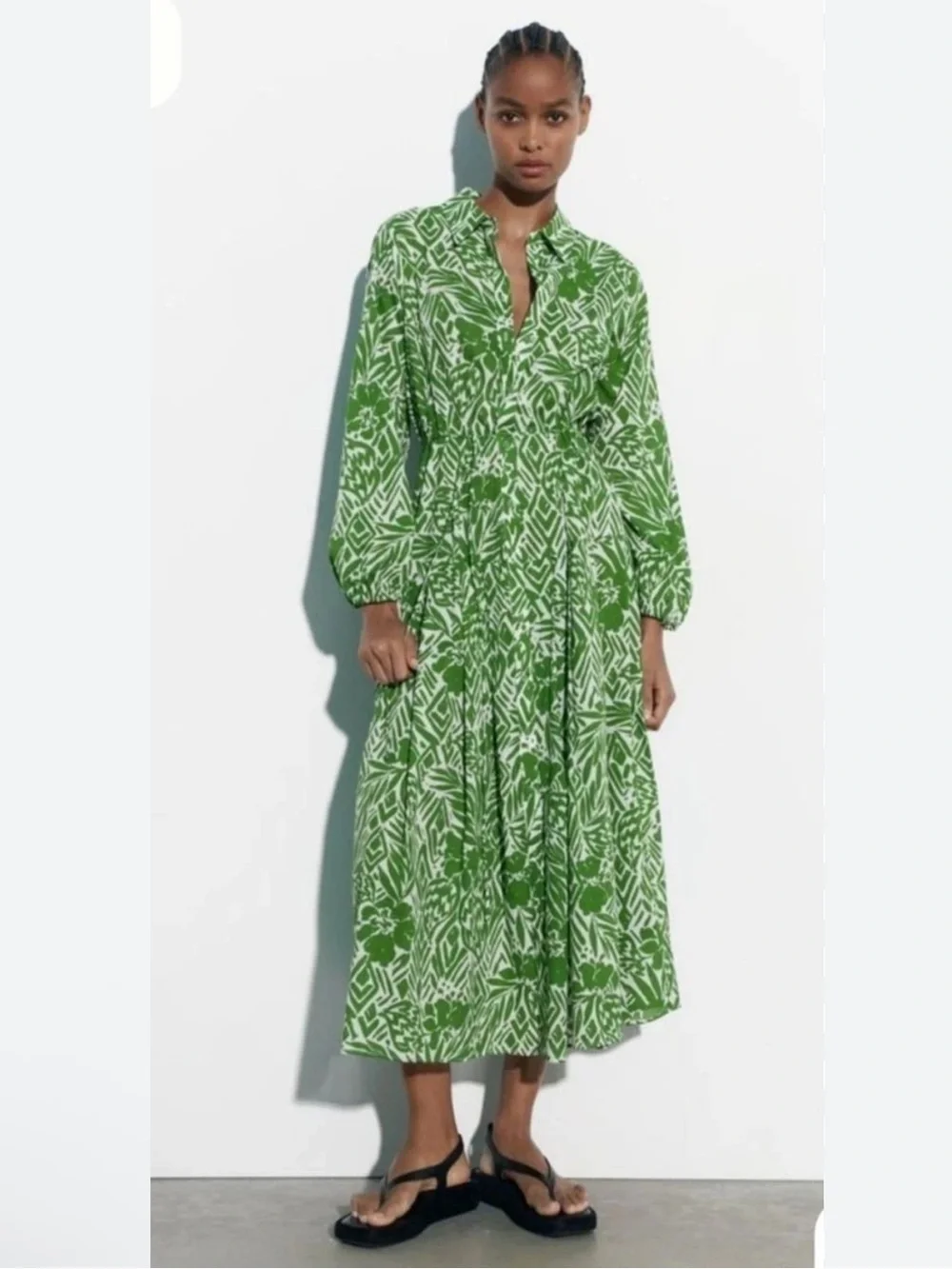 Zara | Dresses | Zara Floral Green Maxi Dress Sz S | Poshmark Zara | Dresses | Zara Floral Green Maxi Dress Sz S | Poshmark